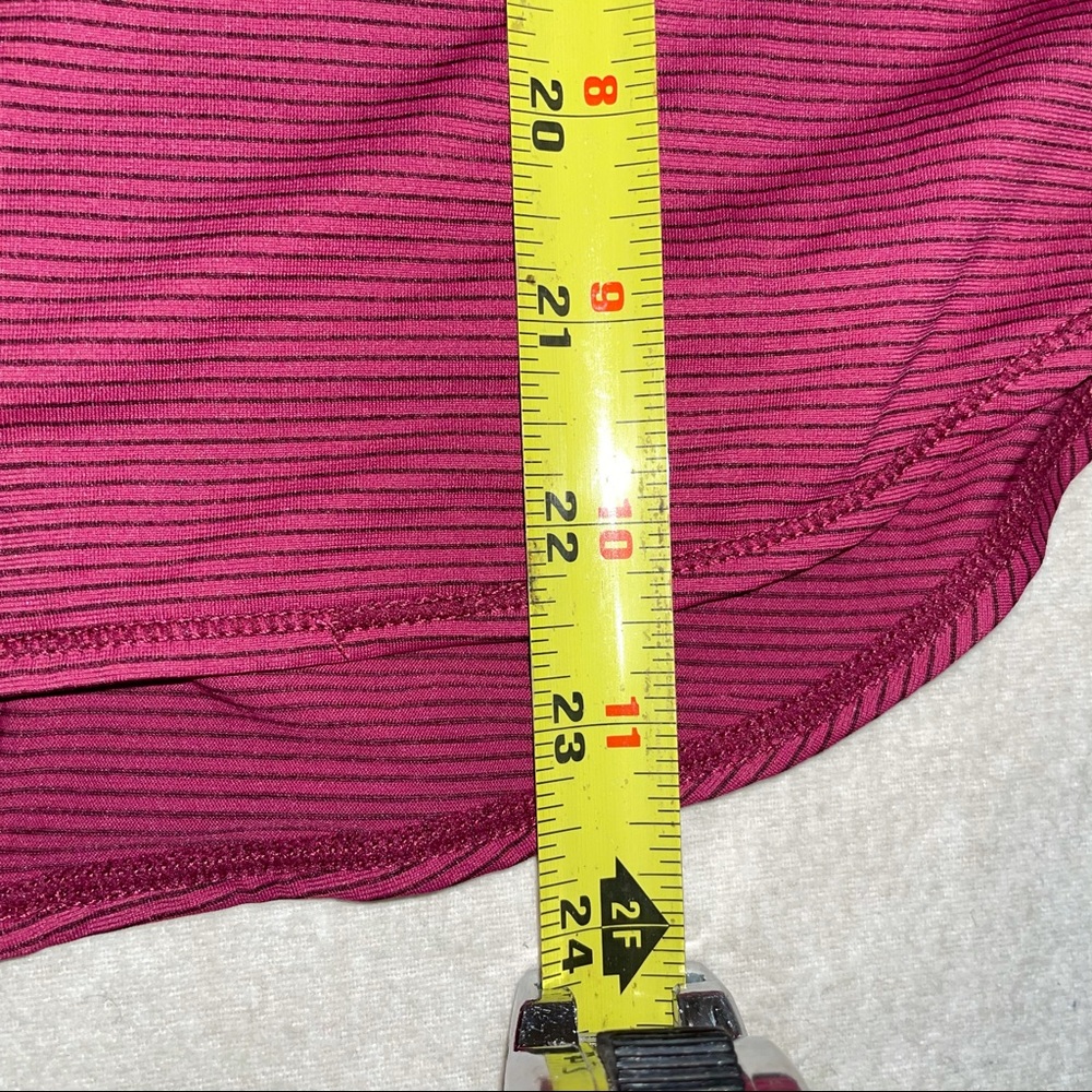 Zella Red Striped Cut-Out Racerback Tank Top - Picture 7 of 7